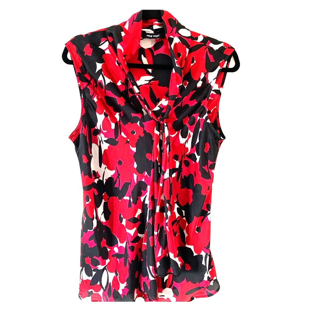 Nine West Floral Blouse